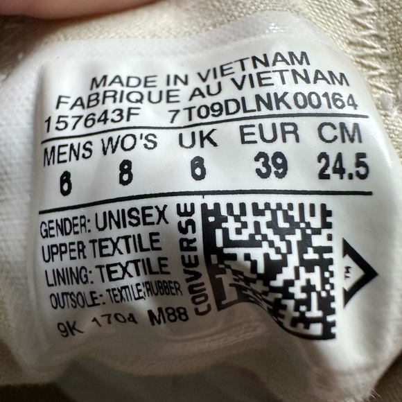 All Star Converse low mineral teal / mint color 8 women’s - Picture 6 of 6